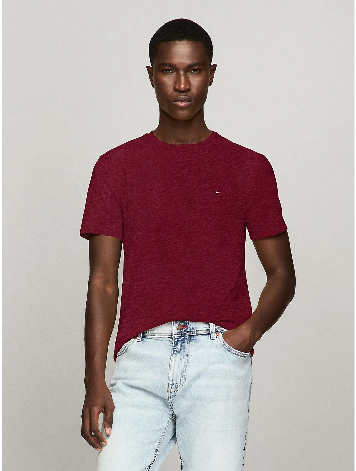 Tommy Hilfiger Men's Slim Fit Solid T-Shirt