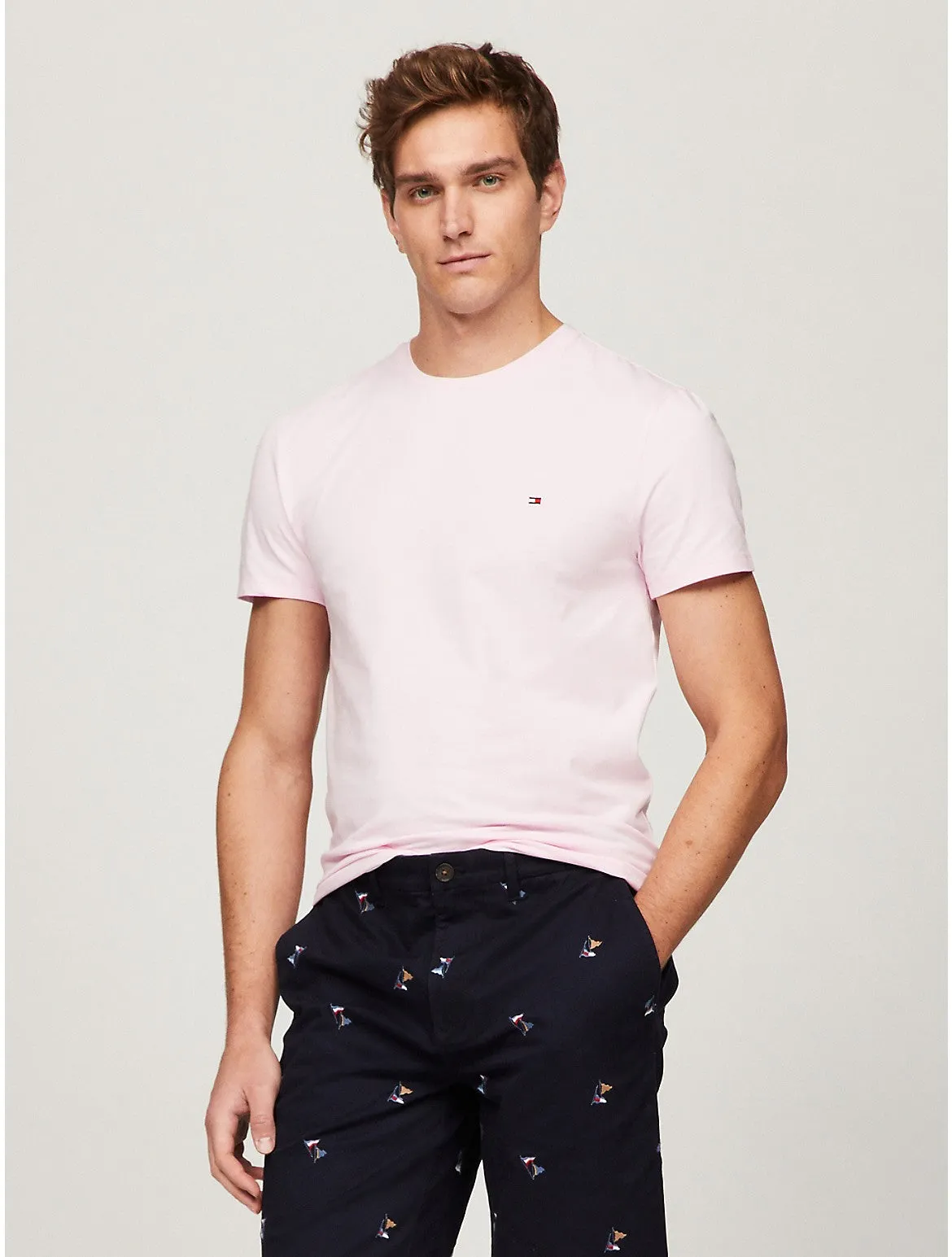 Tommy Hilfiger Men's Slim Fit Solid T-Shirt
