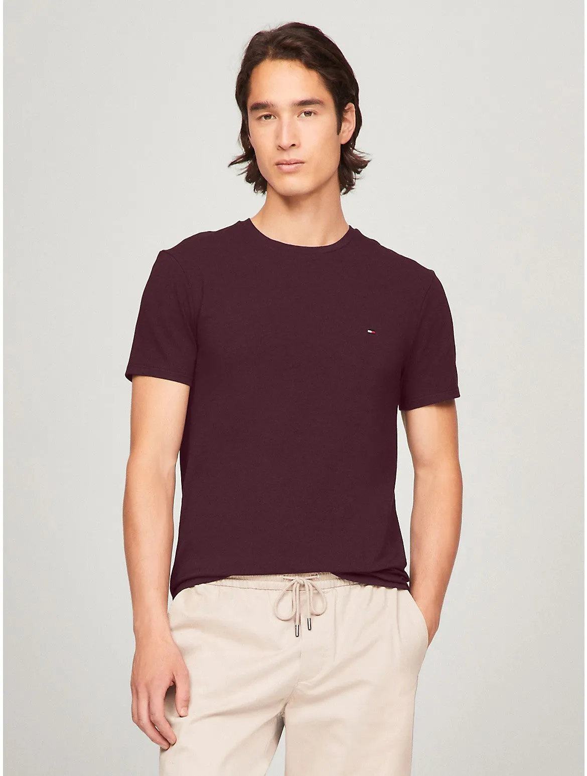 Tommy Hilfiger Men's Slim Fit Solid T-Shirt