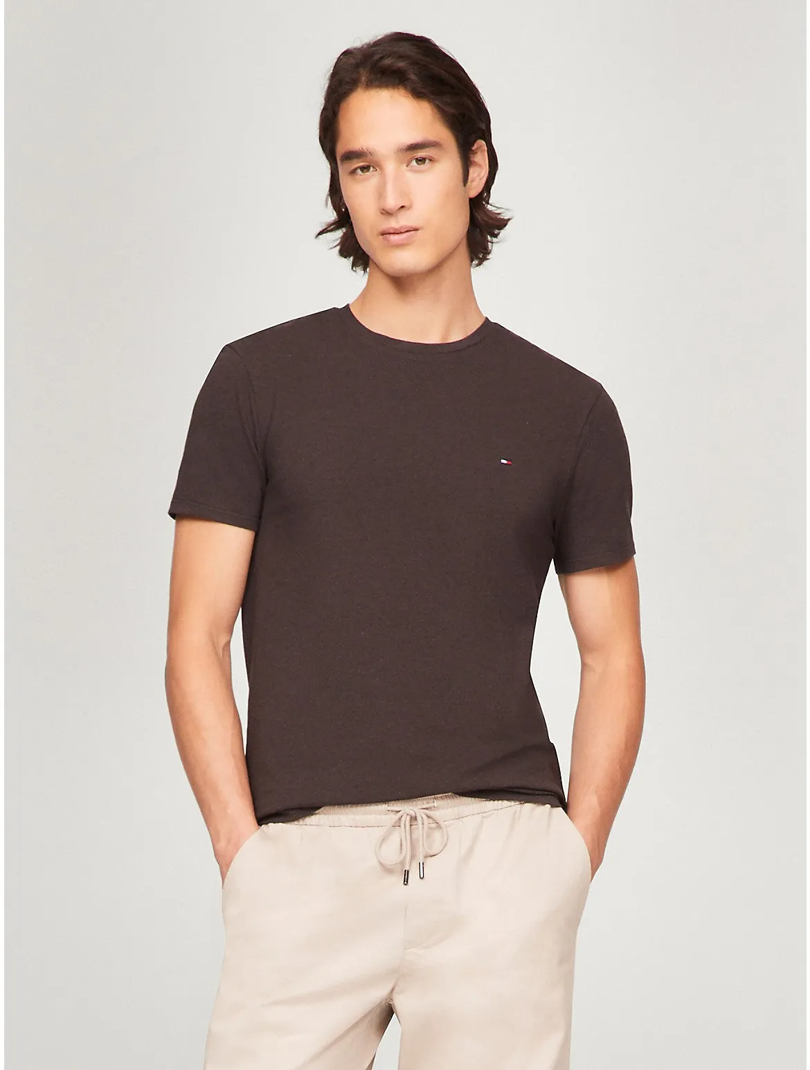 Tommy Hilfiger Men's Slim Fit Solid T-Shirt