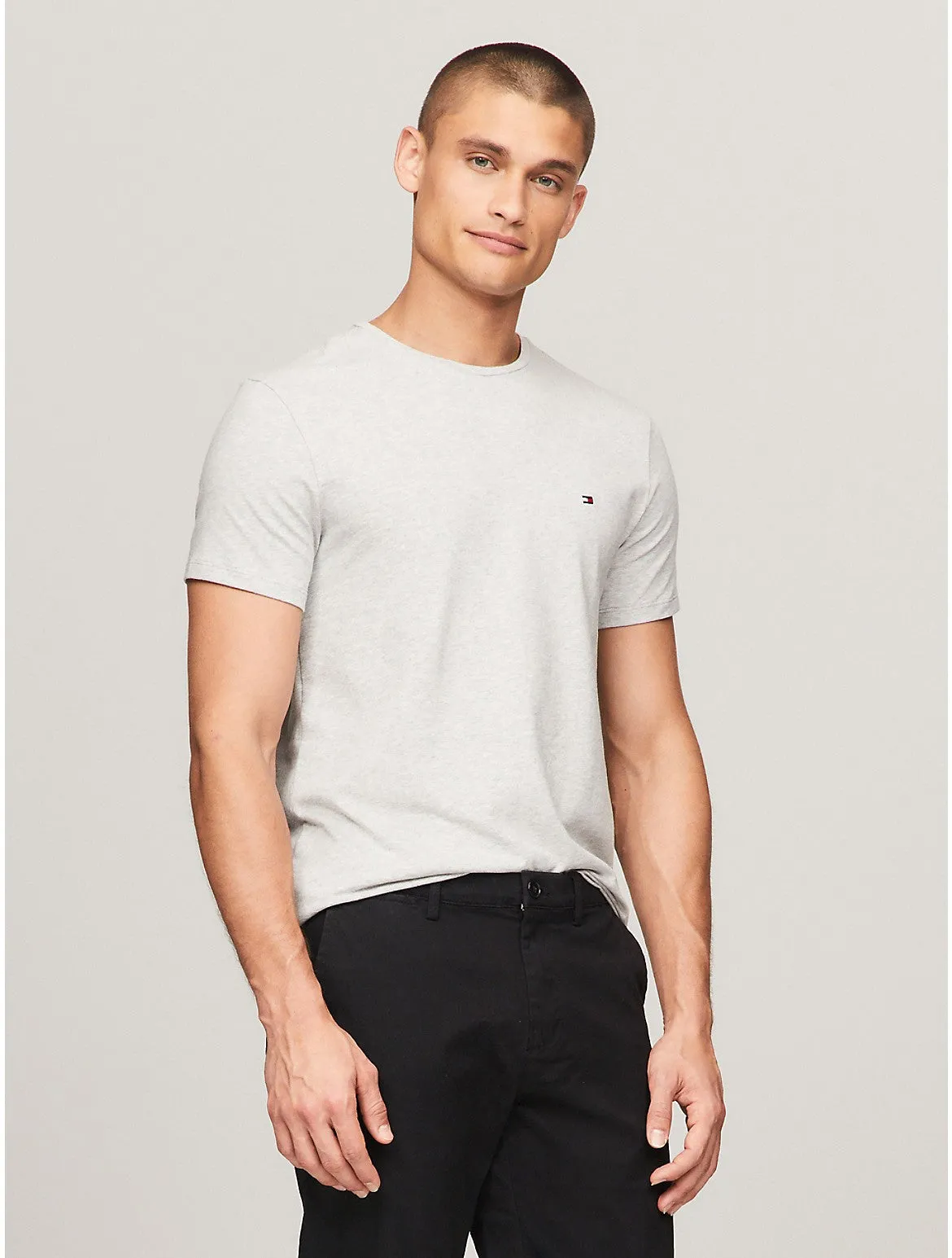 Tommy Hilfiger Men's Slim Fit Solid T-Shirt