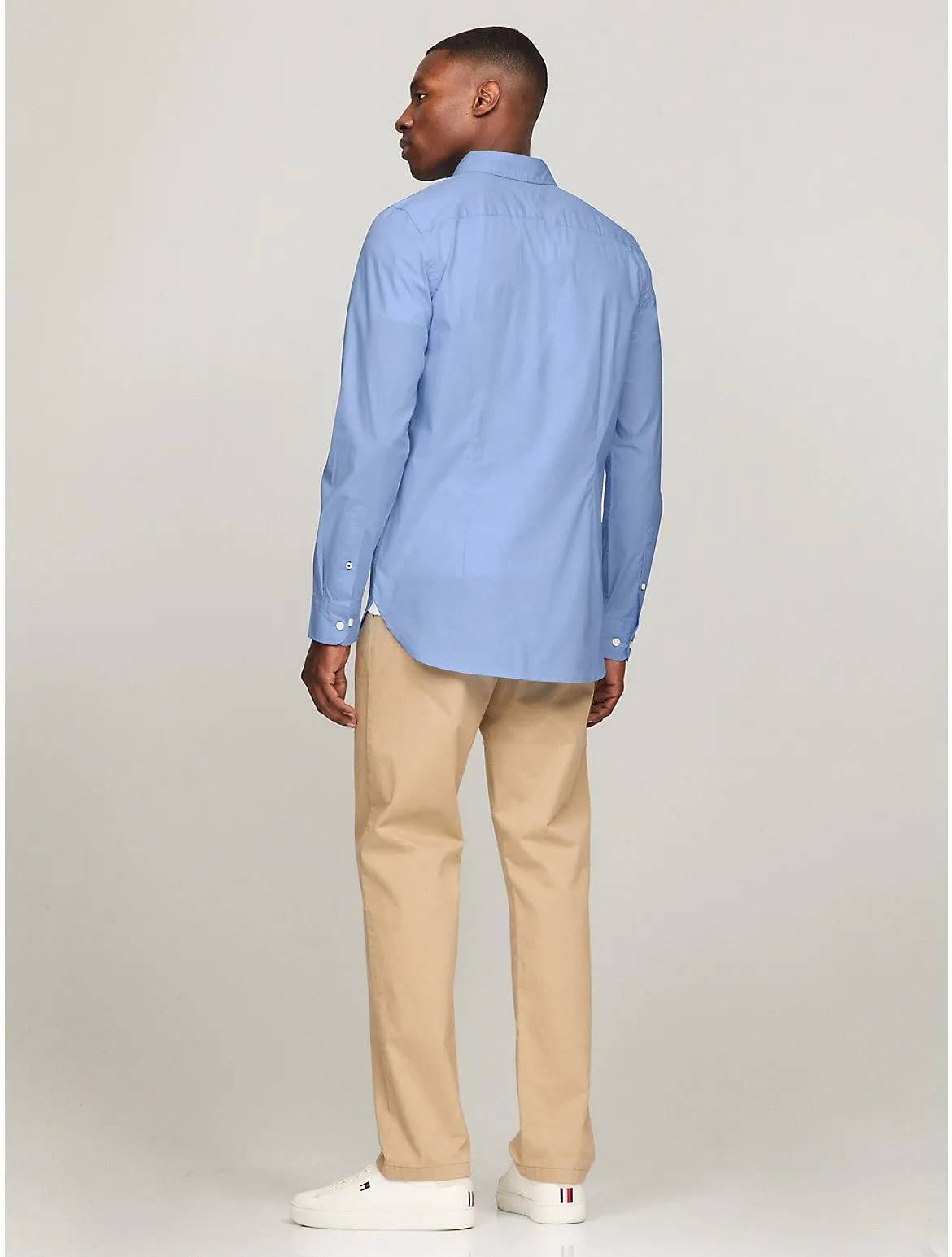 Tommy Hilfiger Men's THFlex Slim Fit Poplin Shirt
