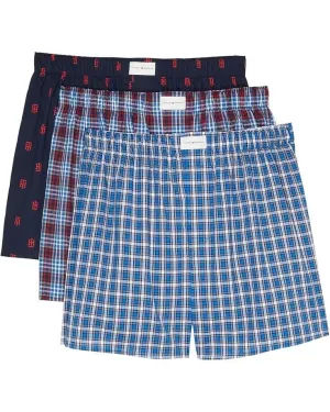 Tommy Hilfiger Underwear Men's 2XL Multi Cotton Elastic Waist (3-Pack) ERK587