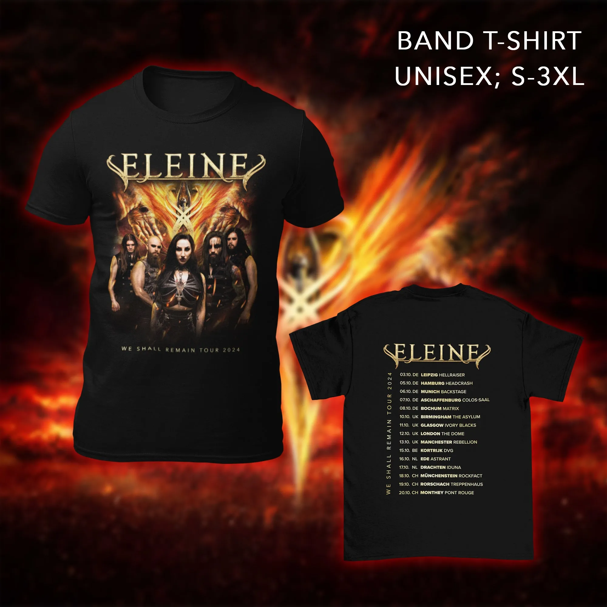 Tour t-shirt [European/UK Tour 2024]