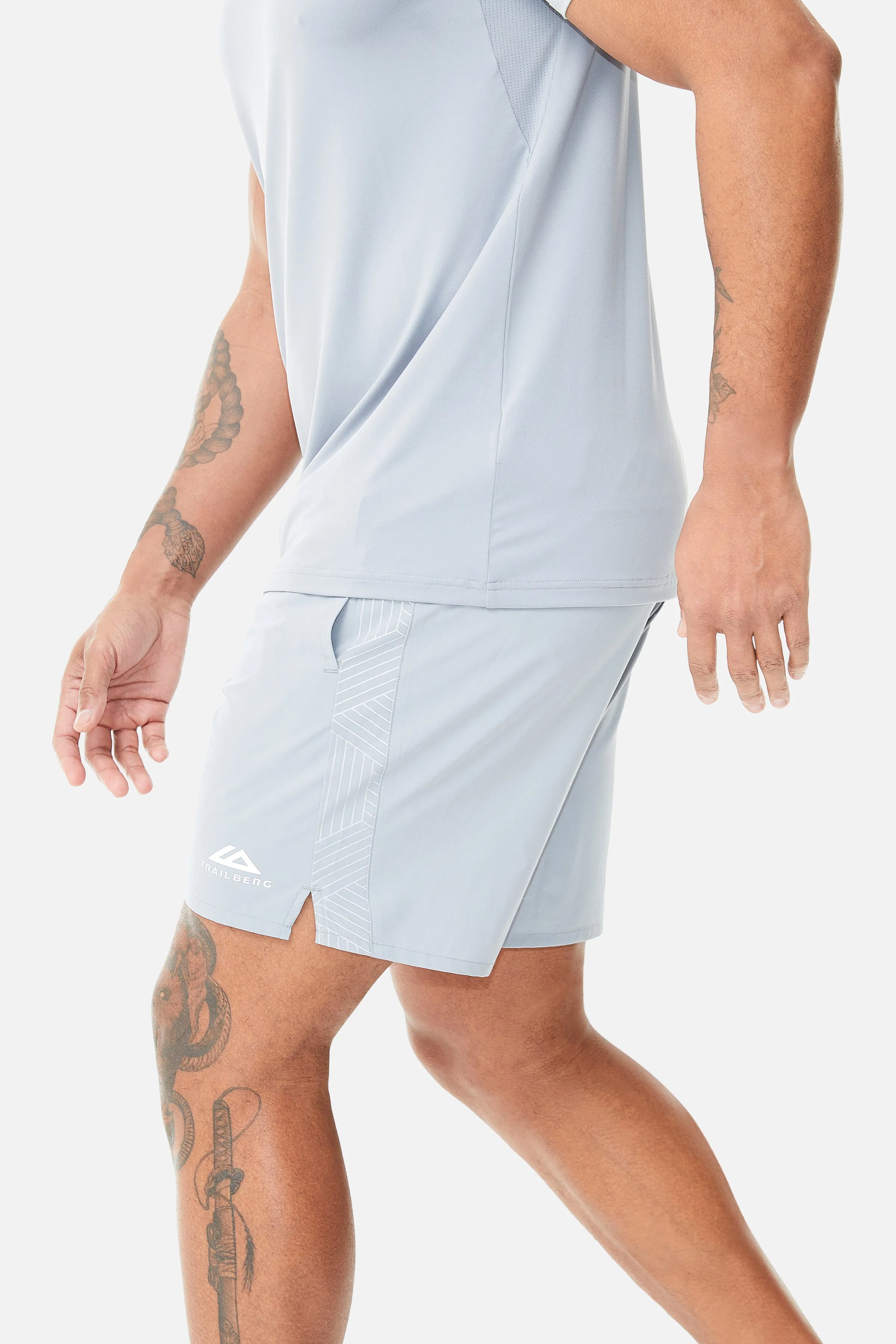 Trailberg Axis Jacquard Short - Grey