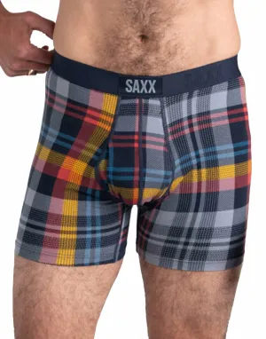 Ultra Super Soft Boxer Brief In Free Fall Plaid