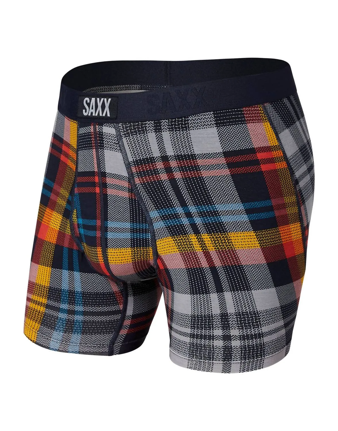 Ultra Super Soft Boxer Brief In Free Fall Plaid