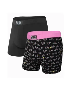 Vibe Boxer Brief 2 Pack In Print/solid