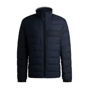 Water-repellent regular-fit jacket with logo detail