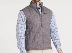 Whitefish Quilted Vest In Light Gray