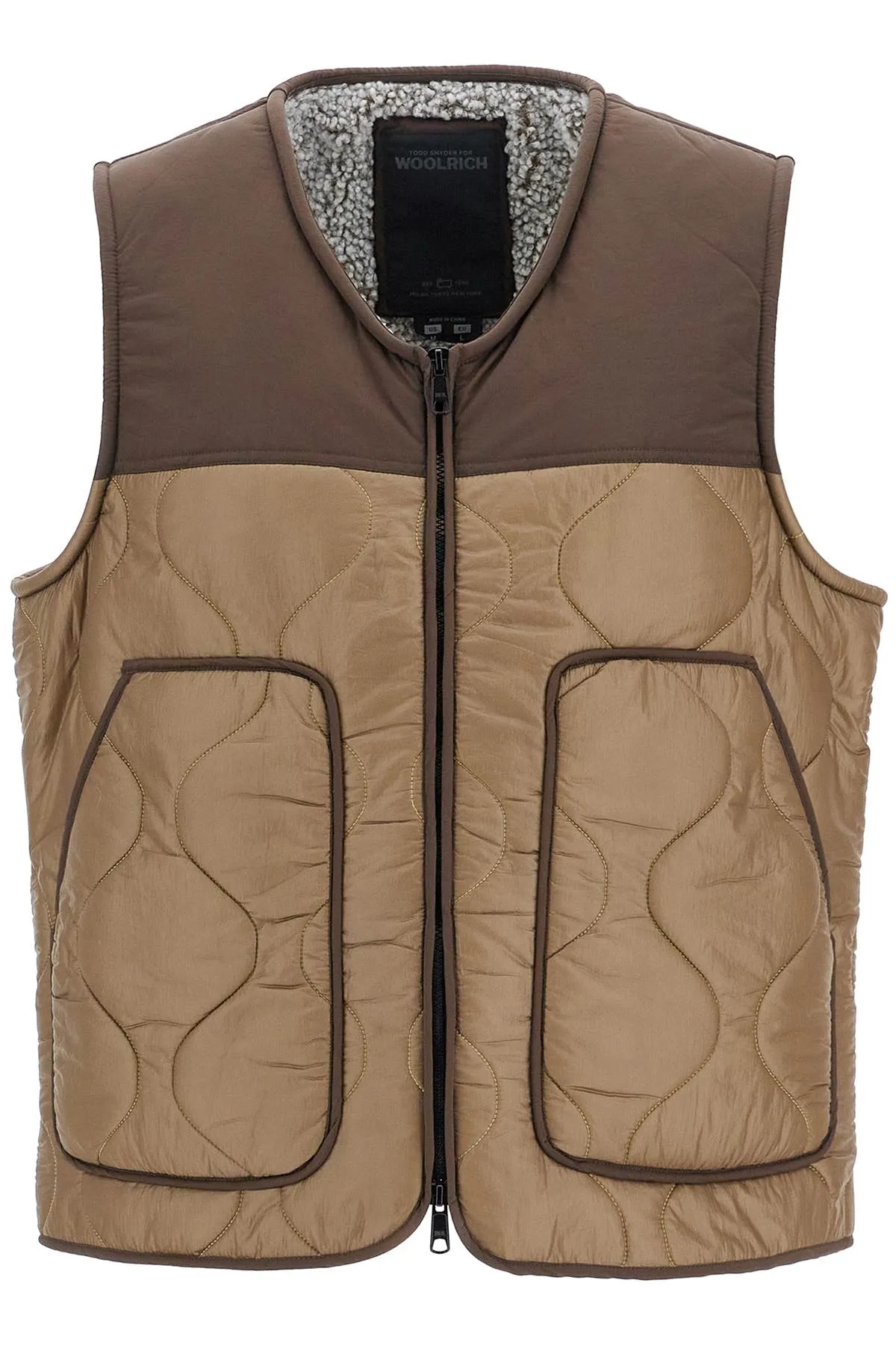 Woolrich Men's Sherpa-Lined Vest By Todd Snyder