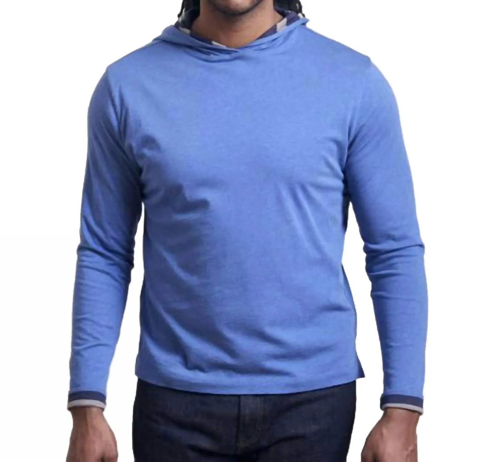 Zuma Beach Reversible Hoodie In Blue/gray